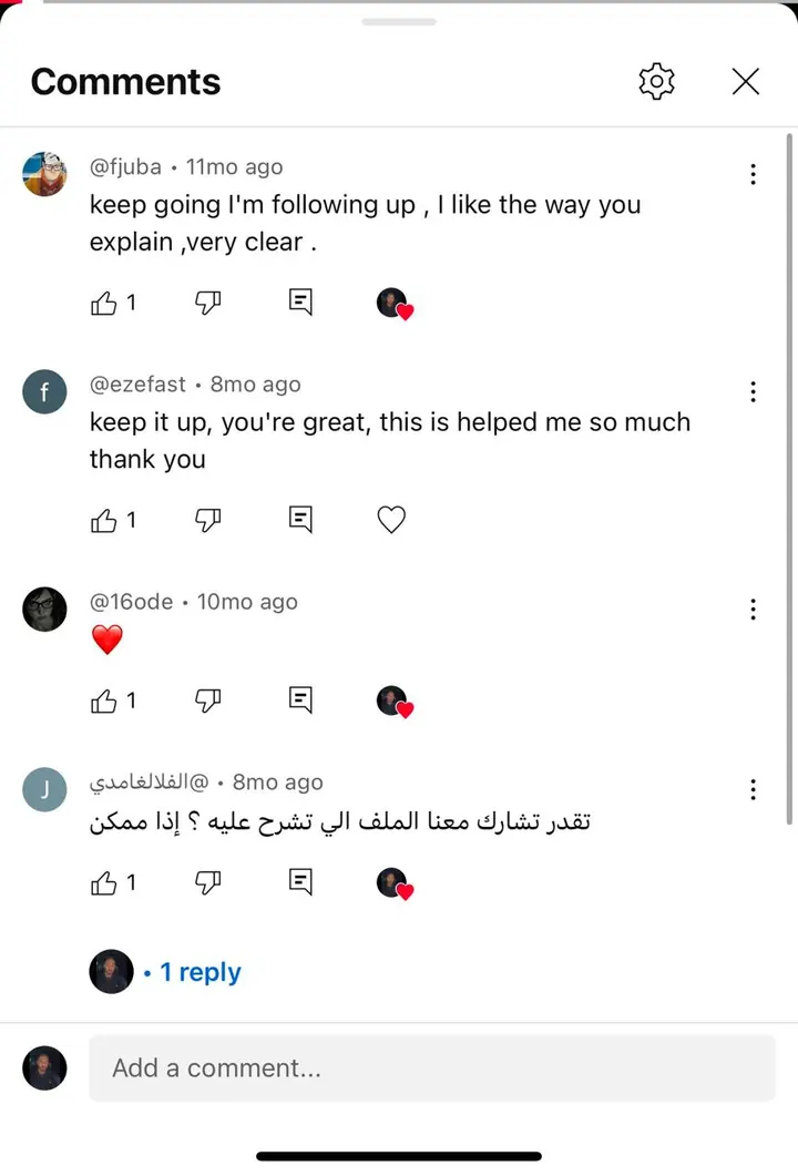 تعليقات متابعينا